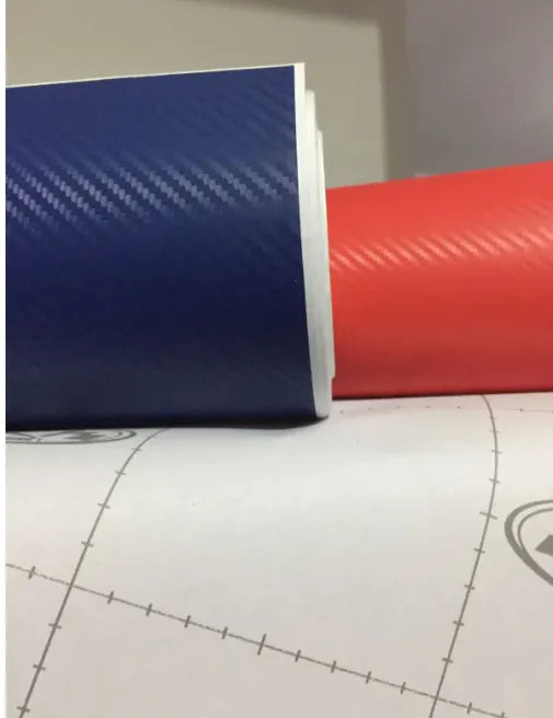 3D Carbon Fiber Car Wrap Film (127×30cm)