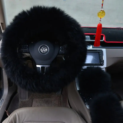 Cloud Soft™ Premium Fluffy Steering Wheel Set (3-Piece) ☁️