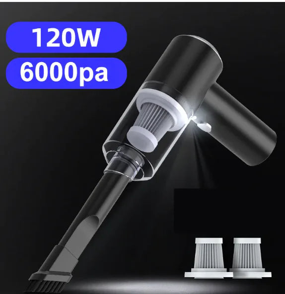 Cordless 120W Car Vacuum Cleaner