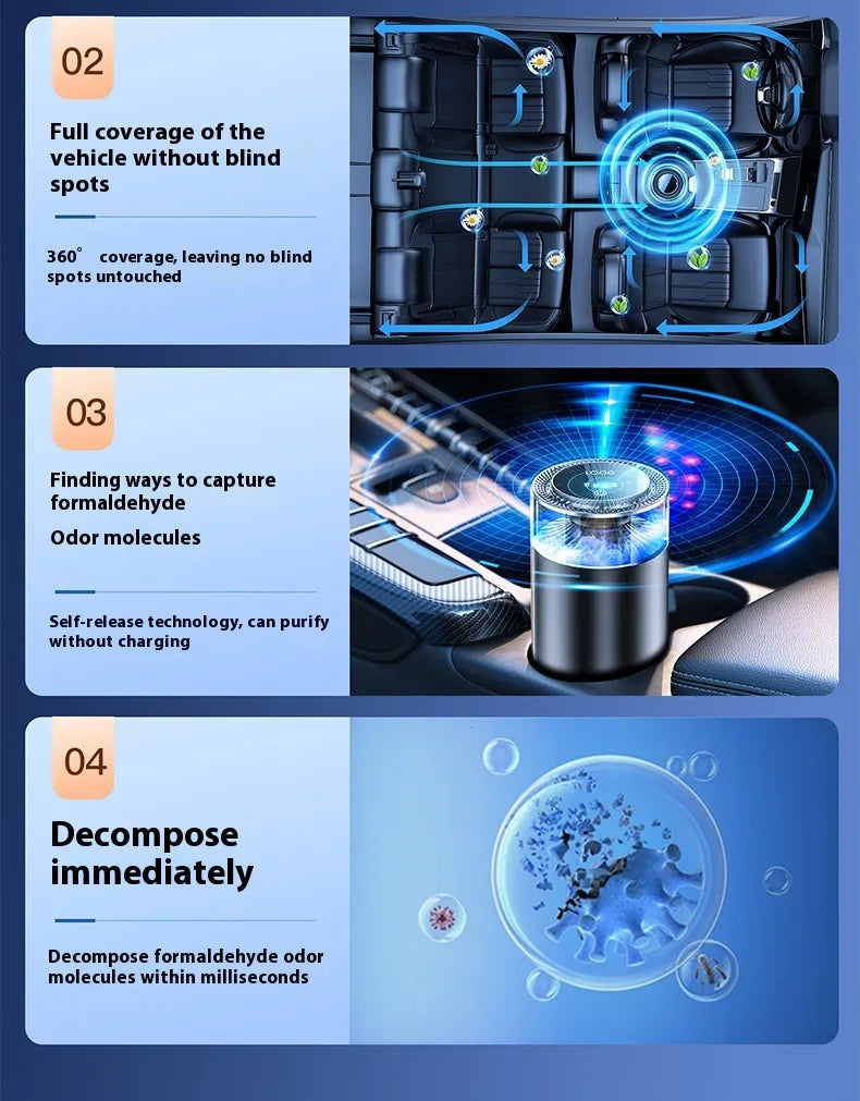 Cloud Mist Aromatherapy Car Diffuser