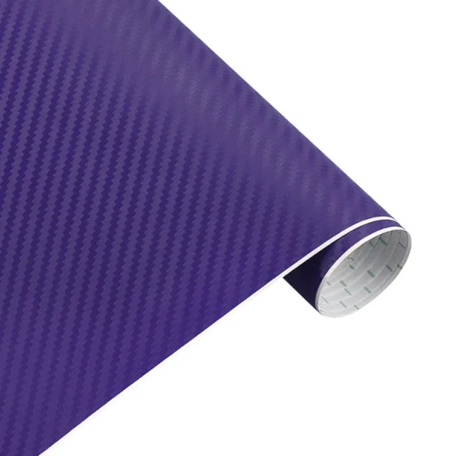 3D Carbon Fiber Car Wrap Film (127×30cm)