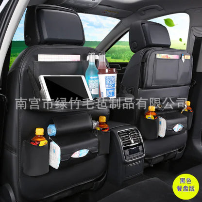 Car Seat Organizer with Foldable Tray Table