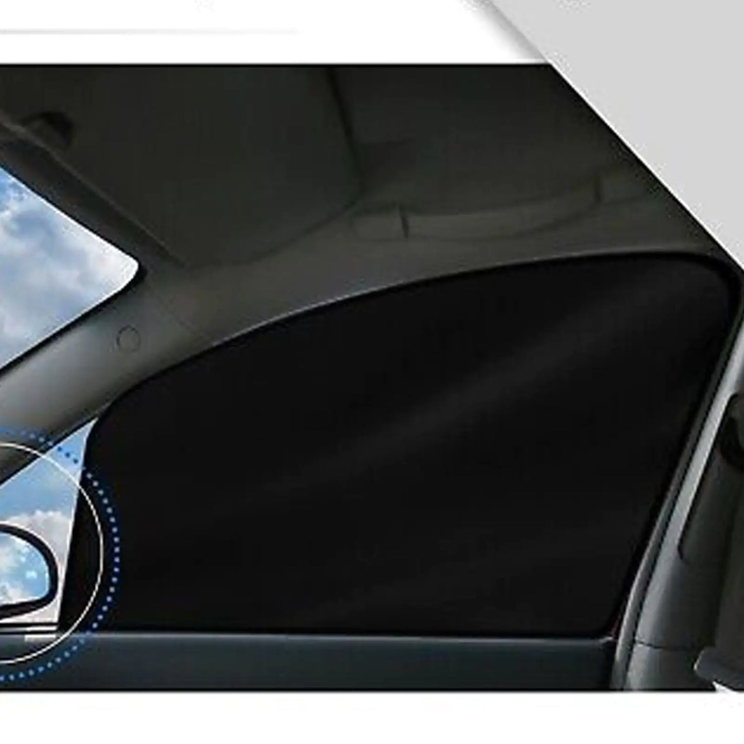 4-Pack Magnetic Car Sun Shades (UV Protection)