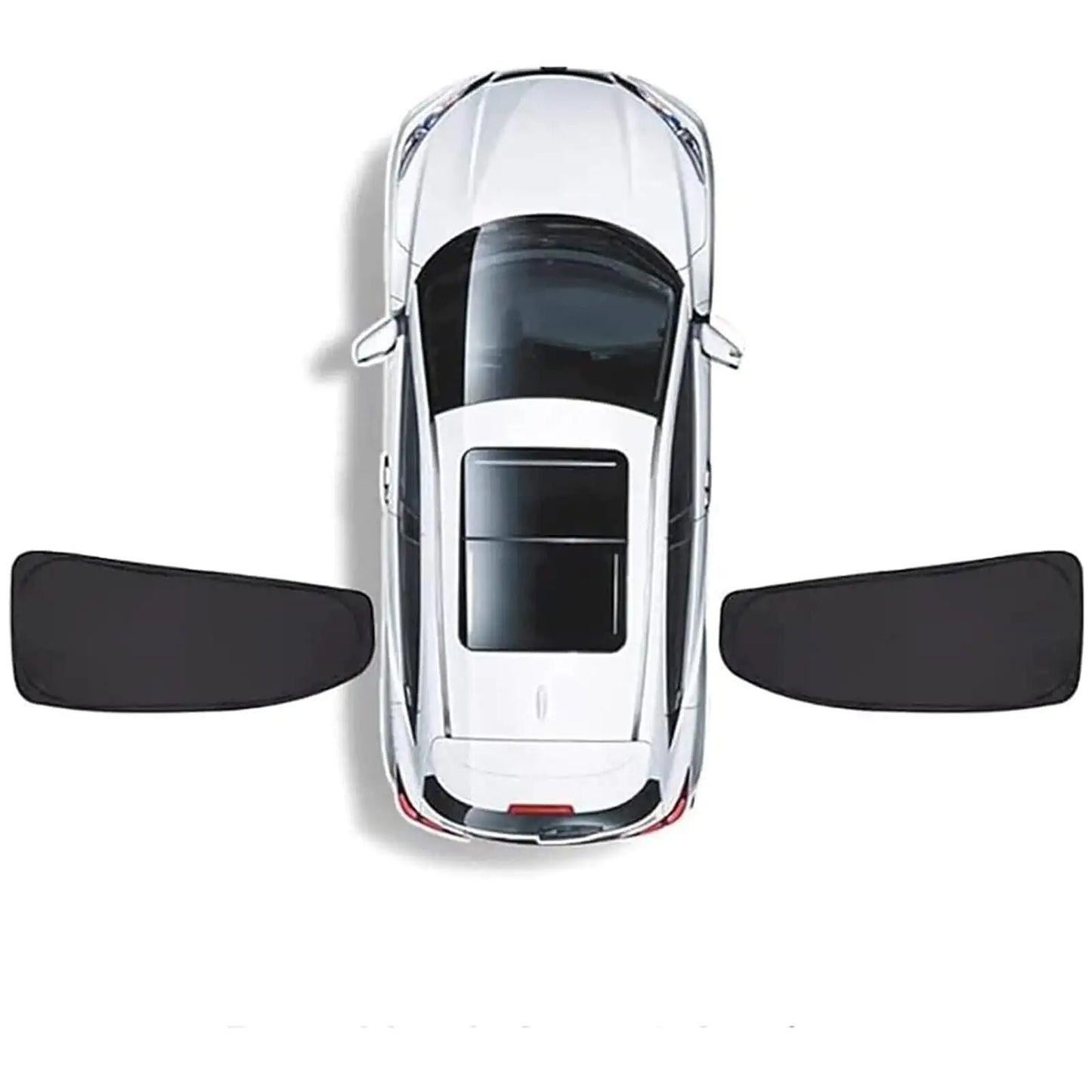 4-Pack Magnetic Car Sun Shades (UV Protection)