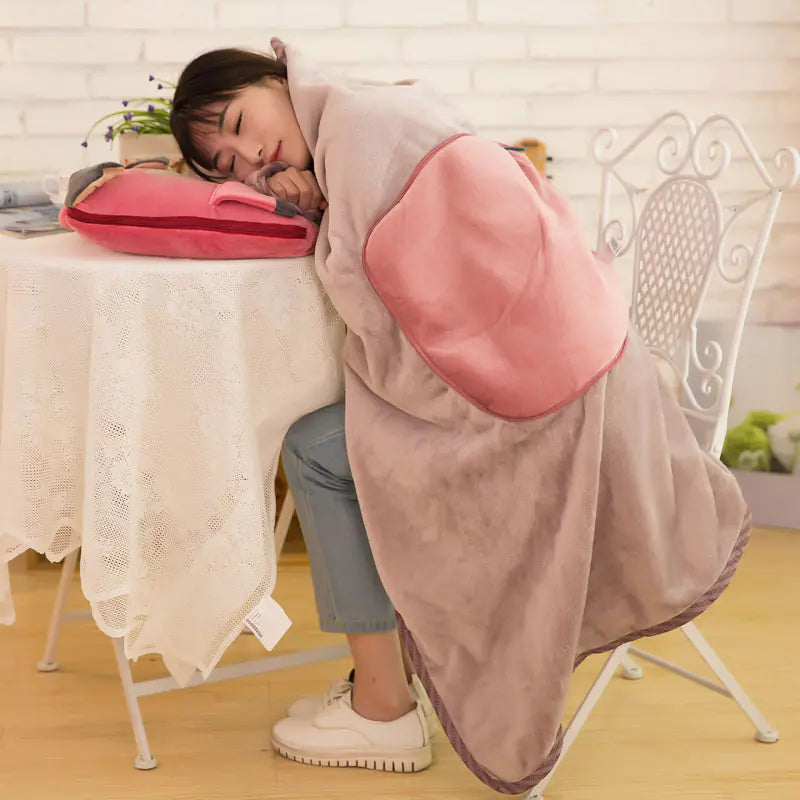 Cozy Car Blanket & Pillow Travel Set