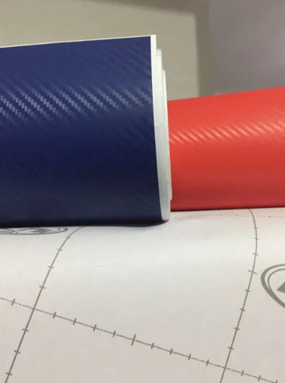 3D Carbon Fiber Car Wrap Film (127×30cm)