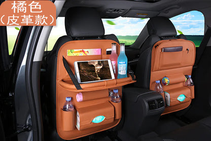 Car Seat Organizer with Foldable Tray Table