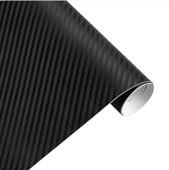 3D Carbon Fiber Car Wrap Film (127×30cm)