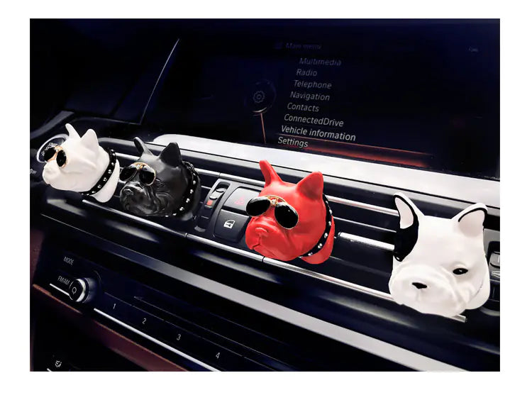 French Bulldog Car Air Vent Clip Freshener