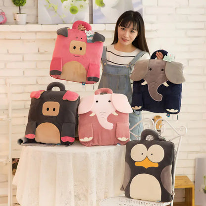 Cozy Car Blanket & Pillow Travel Set