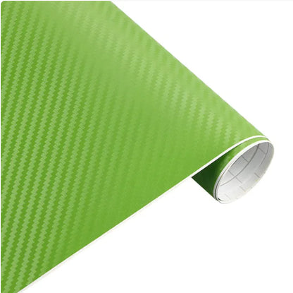 3D Carbon Fiber Car Wrap Film (127×30cm)