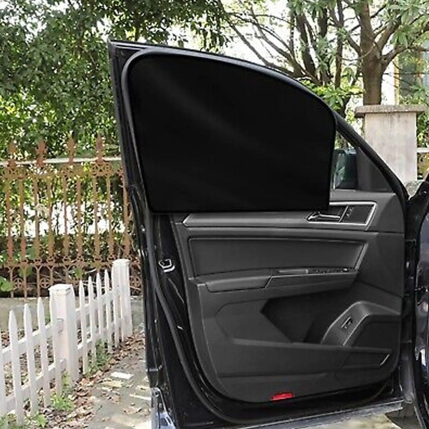 4-Pack Magnetic Car Sun Shades (UV Protection)