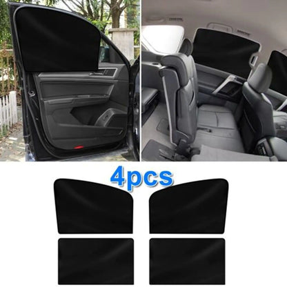 4-Pack Magnetic Car Sun Shades (UV Protection)